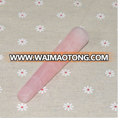 Natural rose quartz yoni wands gemstone pleasure massage wand